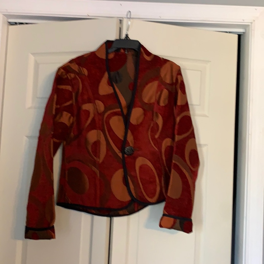 Vintage red orange coat